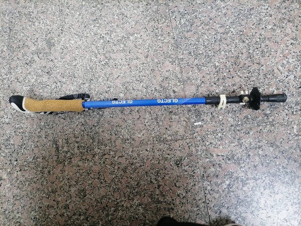 GLECTG, hiking stick, external carbon lock, ultra light telescopic, cane, carbon fiber folding cane, professional outdoor hiking equipment