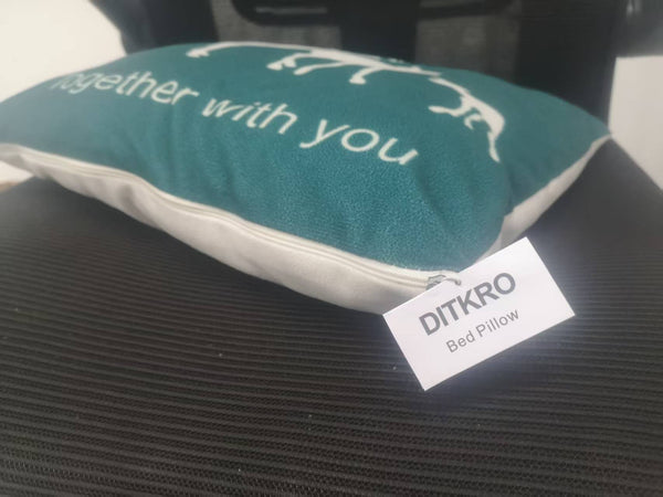 DITKRO Pillow, Backrest Cushion, Living Room Sofa, Bedroom Bed