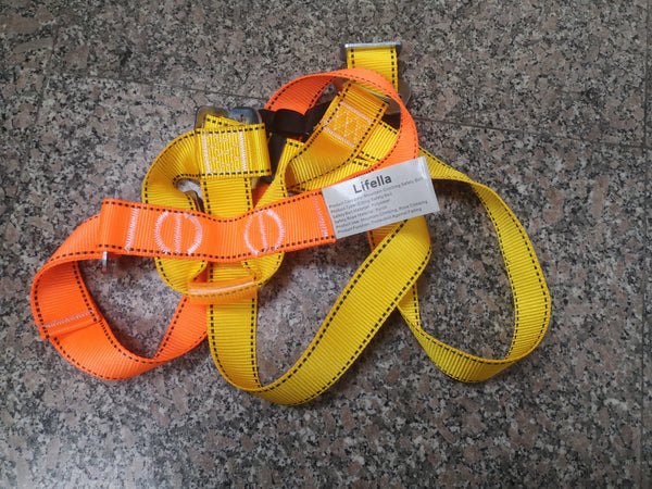 Lifella outdoor climbing harness, half-sit, high-altitude operation, rescue rappelling harness