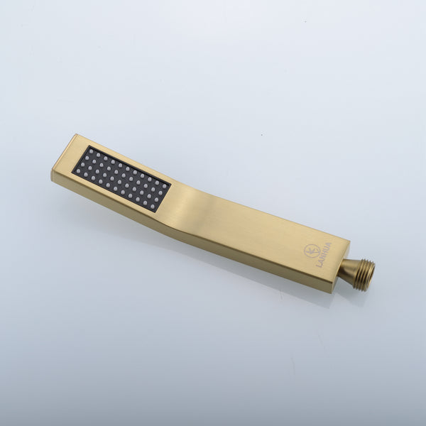 LANHUA Shower, handheld shower nozzle, super pressurized, suitable for bathrooms, bathtubs, and water heaters