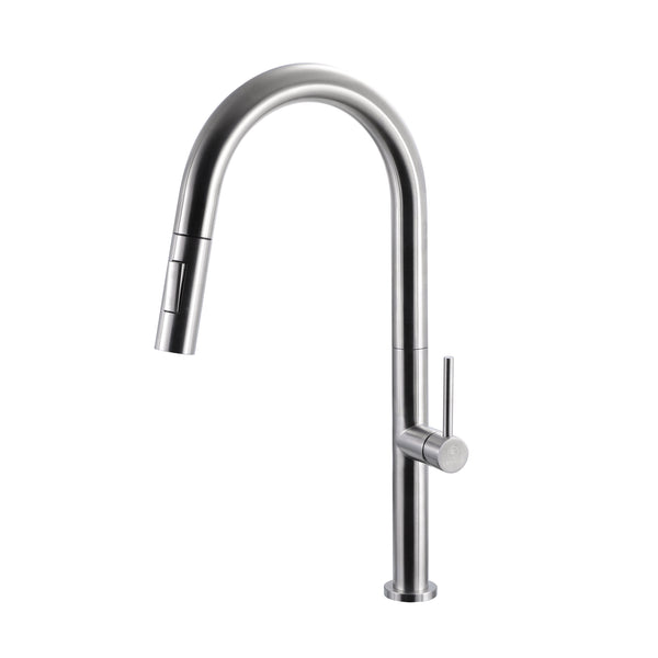 LANHUA Kitchen faucet, stainless steel, splash proof, rotatable