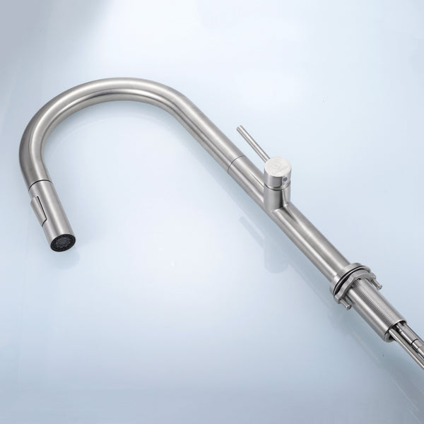LANHUA Kitchen faucet, stainless steel, splash proof, rotatable