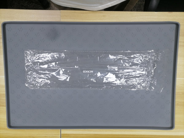 ACXICO Pet meal mat, cat meal mat, puppy meal mat, cat bowl mat, absorbent and non slip, 30 * 40cm