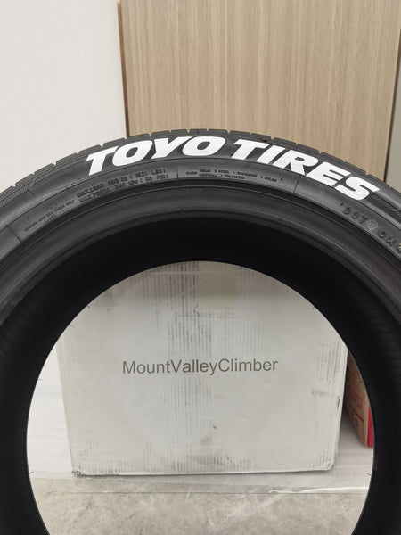 MountValleyClimber Vehicle tire lettering stickers