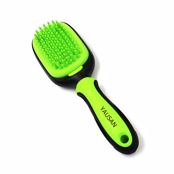 YAUSAN Dog Brush & Cat Brush Pet Grooming Kit Shedding De-matting Slicker Comb For Undercoat Long Short Haired Small Medium Large-Pet Hair Remover Dog Accessories