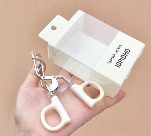 IOPIDHO Professional Eyelash Curler, Instant Long Lasting Curl, No Damage to Eyelashes - No Pinching or Creasing, Perfect Gift for Wife, Girlfriend and your Lover - white