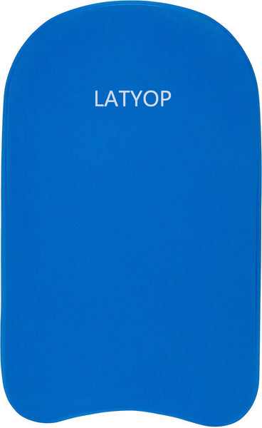 Swim Training Kickboard - Swimming Pool Equipment Foam Kick Board by LATYOP (Available in Adult or Junior Size, Sold Separately)