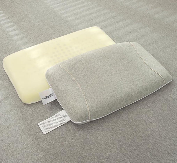 OUKUJAD Pillows, Slow Rebound Zero Pressure Memory Pillow, Neck Protection Pillow, Suitable for Dorm, Home, Hotel, 2 Packs