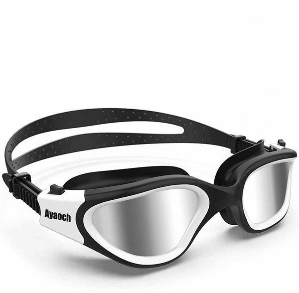 Ayaoch Swim Goggles, G1 Polarized Swimming Goggles Anti-Fog for Adult Men Women