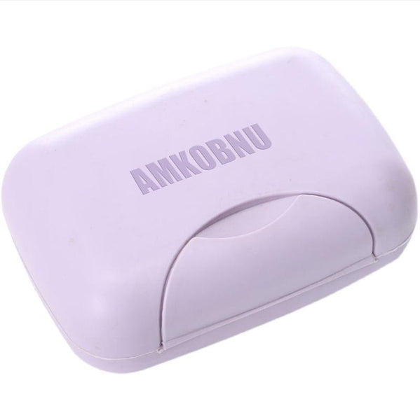 AMKOBNU Portable Soap Box, Waterproof and Leakproof Soap Box with Sealed, Ideal for Home, Outdoor, Travel