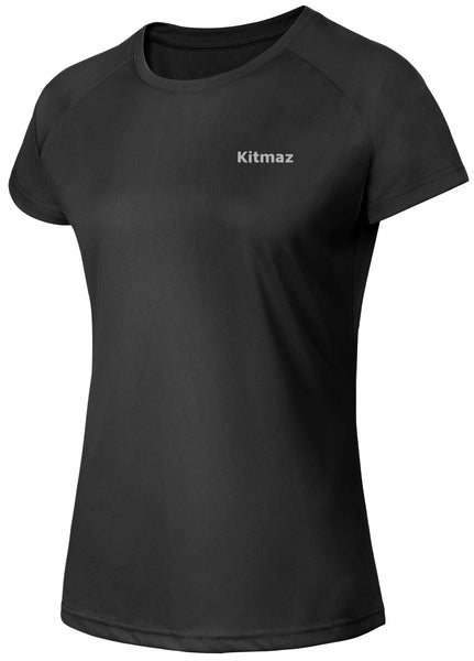 Kitmaz Women's Short Sleeve Running Shirts UPF 50+ Sun Protection SPF Quick Dry Athletic Workout T-Shirts