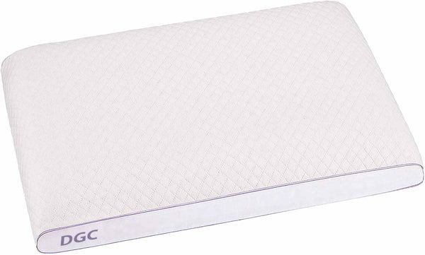 DGC BioSense Lavender Infused Aromatherapy Scented Memory Foam Pillow – Calming and Soothing Soft Lavender Scent – Standard/Queen