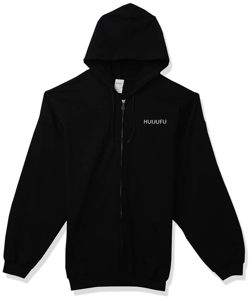 HUIJUFU Men's Fleece Zip Hooded Sweatshirt