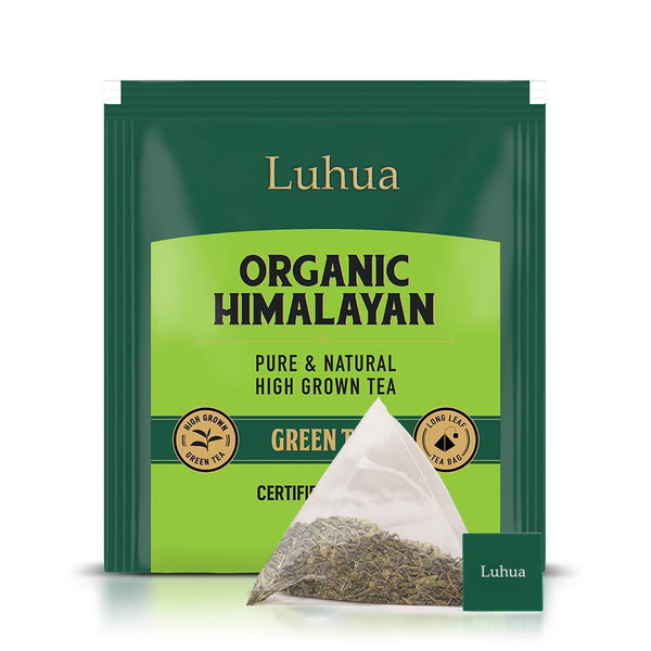 Luhua ORGANIC Himalayan Green Tea Leaves 100% Natural Tea