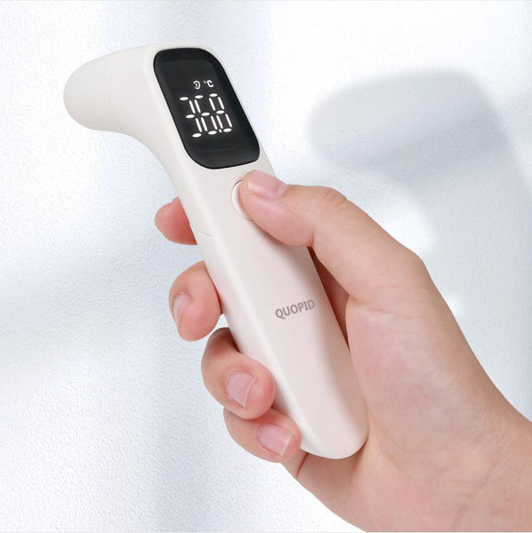 QUOPID Electronic Thermometers for Medical Purposes, Ear and Forehead Thermometer, High-Precision Temperature Detector