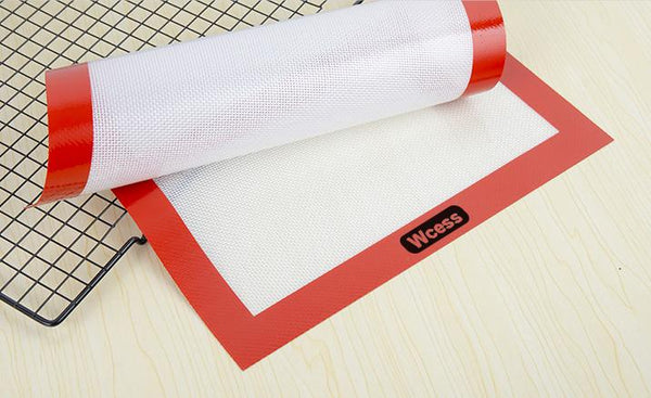 Wcess Silicone Baking Mat - Premium Material, 100% BPA Free - Non-Stick Baking Mat - Professional Grade Silicone Baking Mat for Cookies, Bread