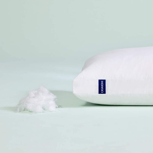CASAXOHI Pillow for Sleeping, Standard, White