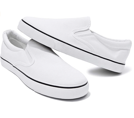 Women's Slip on Shoes Fashion Canvas Sneakers Low Top Casual Flats Shoes