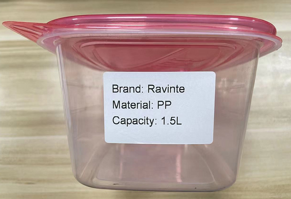 Ravinte Storage Box with lids, transparent plastic box