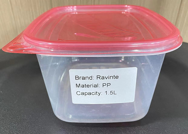 Ravinte Storage Box with lids, transparent plastic box