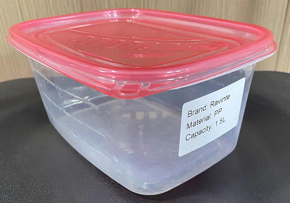 Ravinte Storage Box with lids, transparent plastic box