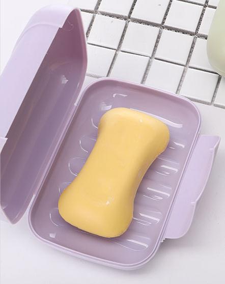 AMKOBNU Portable Soap Box, Waterproof and Leakproof Soap Box with Sealed, Ideal for Home, Outdoor, Travel