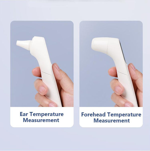 QUOPID Electronic Thermometers for Medical Purposes, Ear and Forehead Thermometer, High-Precision Temperature Detector
