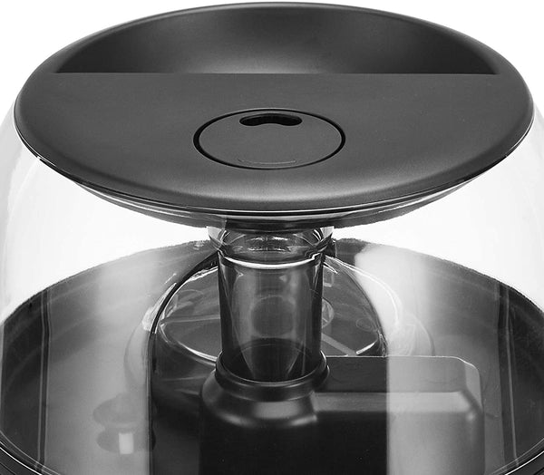 YonKongTech Ultrasonic Cool Mist Humidifier with Essential Oil Diffuser and Nightlight, Adjustable Settings - 2 Liter, Black