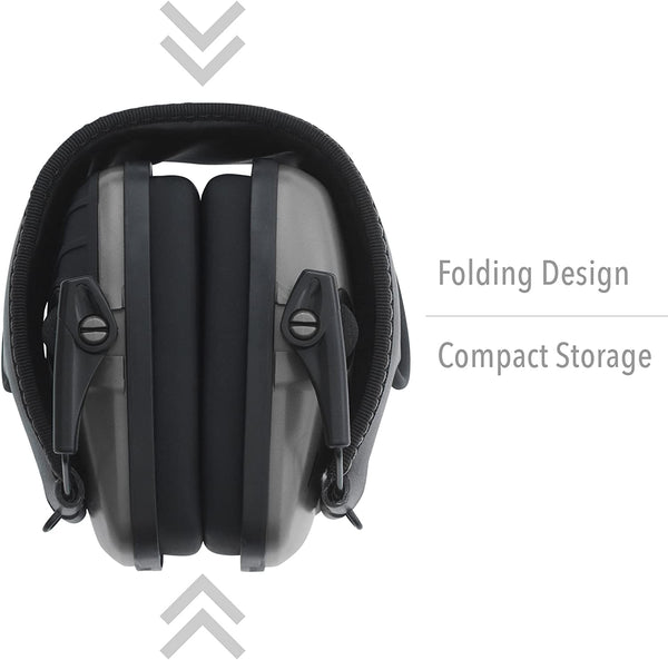 OUWKIG Electronic Shooting Earmuff, Black