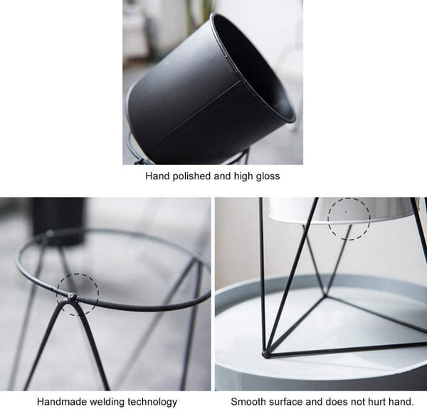 HLTECH Stands for Flower Pot, Metal Plant Stand with Flowe Plant Pot, Plant Pot Stand for School, Home, Office, Outdoor