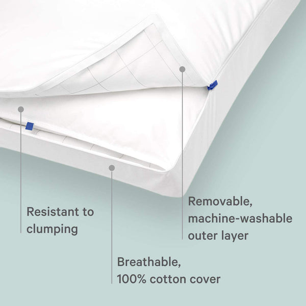 CASAXOHI Pillow for Sleeping, Standard, White
