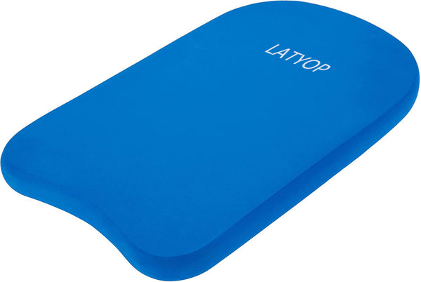 Swim Training Kickboard - Swimming Pool Equipment Foam Kick Board by LATYOP (Available in Adult or Junior Size, Sold Separately)