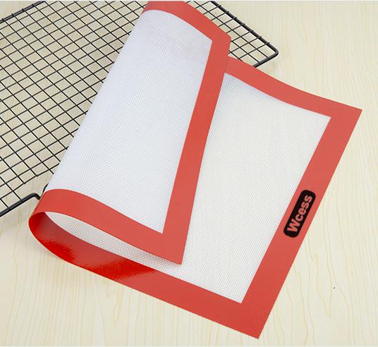 Wcess Silicone Baking Mat - Premium Material, 100% BPA Free - Non-Stick Baking Mat - Professional Grade Silicone Baking Mat for Cookies, Bread