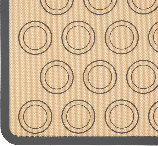 OTVOSIE Silicone, Non-Stick, Food Safe Baking Mat, Macaron - Pack of 2