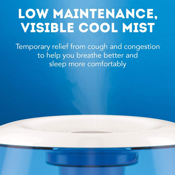 vuicci Filter-Free Ultrasonic Cool Mist Humidifier, Medium Room, 1.2 Gallon Tank-Humidifier for Baby and Kids Rooms, Bedrooms and More