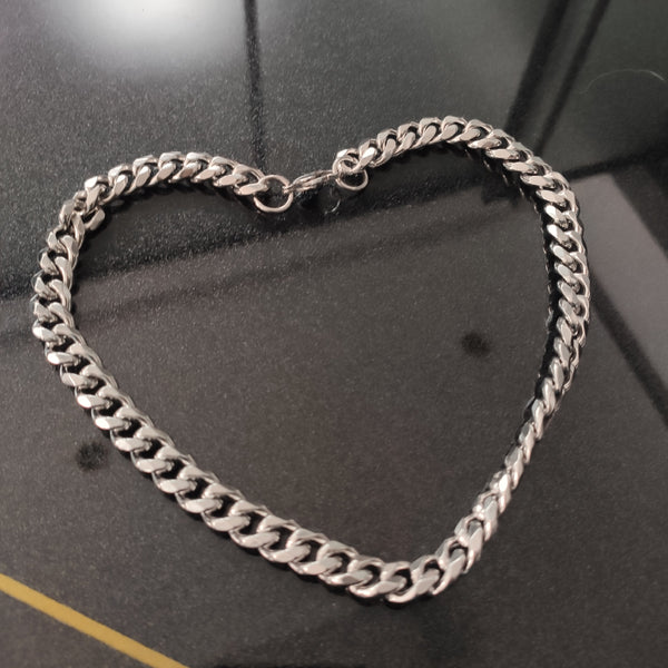 KYOFIS Metal Neck Chain for Women and Man, Thick Neck Chain for Clothes Decoration, Suitable for hip-hop Style