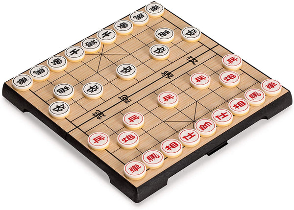 CMCTOY Chinese Chess (Xiangqi) Magnetic Travel Set (9.5 Inches)