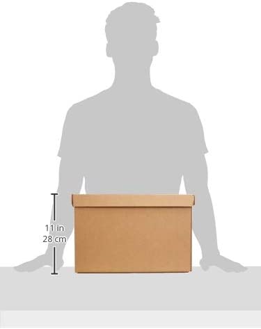 Moving Boxes with Lid and Handles - 15" x 10" x 12", Small, 20-Pack