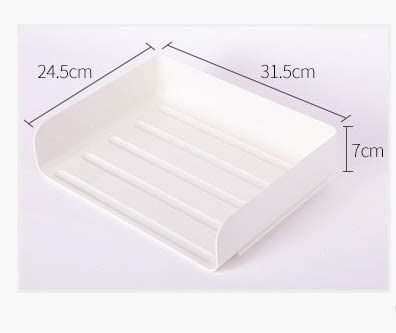 3 Tier Stackable White Racks Desktop,for Desk File Rack,Letter Tray Organizer,Accessories Paper Tray,A4 Paper,Supplies,Magazine ,File Documents,Receipts,Paper Management.The Perfect Desk