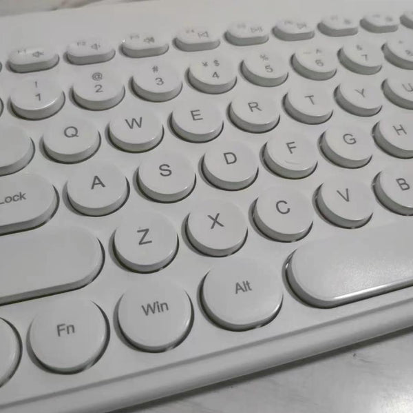 SIOFEO Computer Keypad, Rechargeable Wireless Keypad with 110 Keys, 20 Shortcuts and Numeric Keypad for Computer, PC, Desktop, Laptop, White