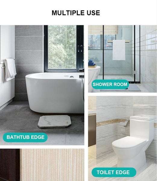 DaperCanly Waterproof and Mildew-Proof Caulking Sealant, Suitable for Toilet, Kitchen and Bathroom, One Set with 3 Pcs