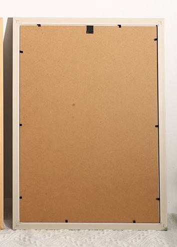 waherfo Picture Frame 12x17 Inch, Vintage Photo Frame, Retro Landscape Portrait Poster Frame, Standing or Wall Mountable