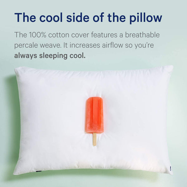 CASAXOHI Pillow for Sleeping, Standard, White