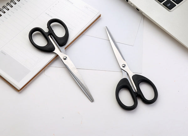 LOJASFI Precision Scissors (1 pcs) with Soft Comfort-Grip Handles, Stainless Steel Blades, Ideal for Precise Cutting