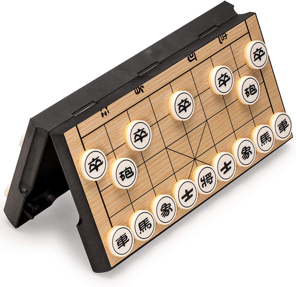 CMCTOY Chinese Chess (Xiangqi) Magnetic Travel Set (9.5 Inches)