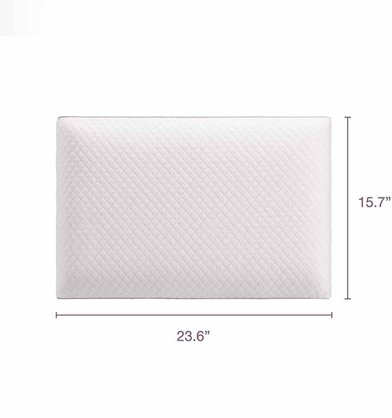 DGC BioSense Lavender Infused Aromatherapy Scented Memory Foam Pillow – Calming and Soothing Soft Lavender Scent – Standard/Queen