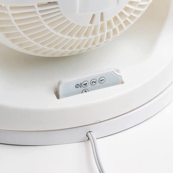 Zanyx Small Whole Room Air Circulator Electric Fan with 3 Speeds,Small, White
