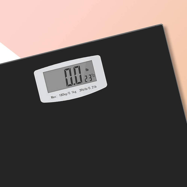 SIOFEO Digital Bathroom Scale with Temperature Function Body Weight Scales Fitness Tracker with High Precision Weighing Sensors Capacity 396 pounds