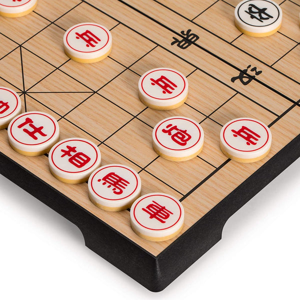 CMCTOY Chinese Chess (Xiangqi) Magnetic Travel Set (9.5 Inches)