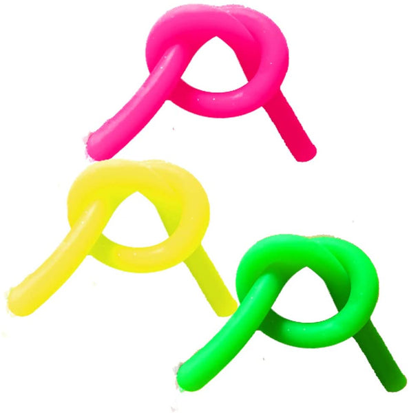 24 PCs Sensory Toy Fidget Stress Relief Toy for Adults and Kids -  Include Squeeze Balls Stretchy Strings Squishy Toy Puzzle Rubber Stringy Ball